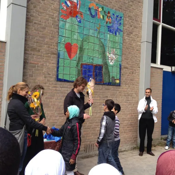 wandkeramiek basisschool Okba Ibnoe Nafi, Breda