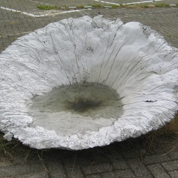 tuinbeeld van beton
